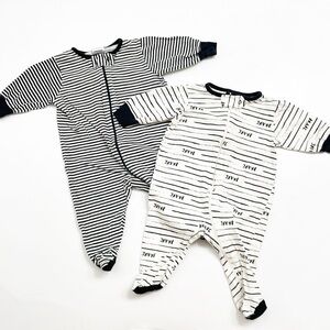 Onesies zip up baby footies